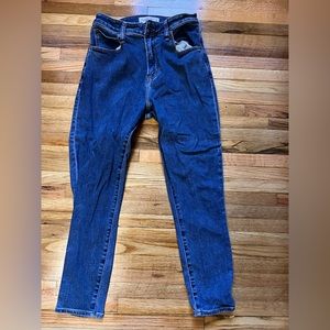 Abercrombie & Fitch curve love high rise skinny ankle jean